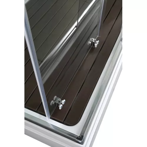 Душевая кабина AvaCan K2080/2090/2010 прозрачное/низкий, Цвет стекла: прозрачное, Цвет профиля: Хром, Выбрать размер: 80х80, Внешний вид: без гидромассажа, Наличие крыши: есть, изображение 9