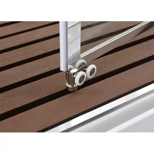 Душевая кабина AvaCan Z1910/ 1910LED, Цвет стекла: прозрачное, Цвет профиля: Хром, Выбрать размер: 100х100, Внешний вид: без гидромассажа, Наличие крыши: есть, изображение 16