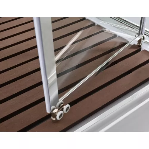 Душевая кабина AvaCan Z1910/ 1910LED, Цвет стекла: прозрачное, Цвет профиля: Хром, Выбрать размер: 100х100, Внешний вид: без гидромассажа, Наличие крыши: есть, изображение 17