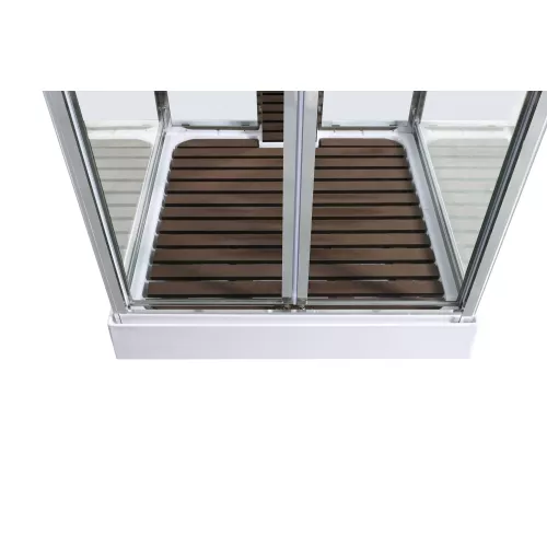 Душевая кабина AvaCan Z1910/ 1910LED, Цвет стекла: прозрачное, Цвет профиля: Хром, Выбрать размер: 100х100, Внешний вид: без гидромассажа, Наличие крыши: есть, изображение 13