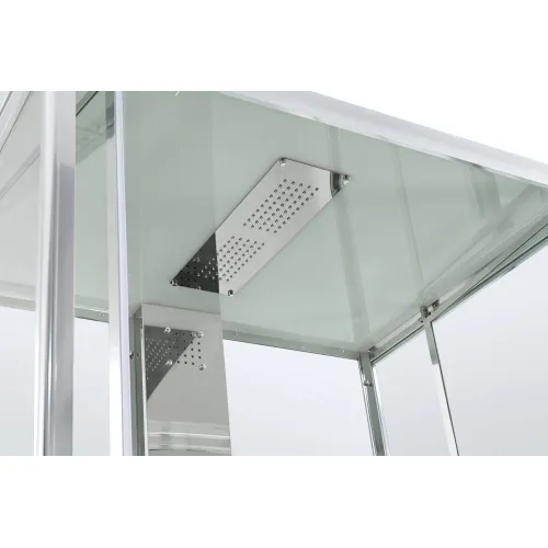 Душевая кабина AvaCan Z1910/Z1911/Z1912 прозрачное/низкий, Цвет стекла: прозрачное, Цвет профиля: Хром, Выбрать размер: 110х90, Внешний вид: без гидромассажа, Наличие крыши: есть, изображение 11