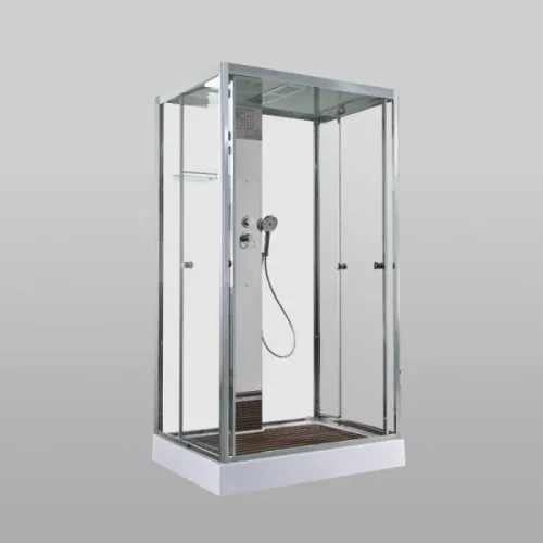 Душевая кабина AvaCan Z1910/Z1911/Z1912 матовое/низкий, Цвет стекла: матовое, Цвет профиля: Хром, Выбрать размер: 120х90, Внешний вид: без гидромассажа, Наличие крыши: есть