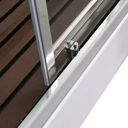 Душевая кабина AvaCan Z2911/2912 прозрачное/низкий, Цвет стекла: прозрачное, Цвет профиля: Хром, Выбрать размер: 110х90, Внешний вид: без гидромассажа, Наличие крыши: есть, изображение 13