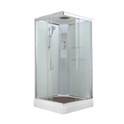 Душевая кабина AvaCan K2080/2090/2010 прозрачное/низкий, Цвет стекла: прозрачное, Цвет профиля: Хром, Выбрать размер: 80х80, Внешний вид: без гидромассажа, Наличие крыши: есть