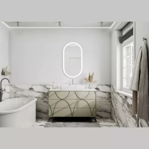 Зеркало ACWEN "Delight Led" 55х100, Внешний вид: вертикальное