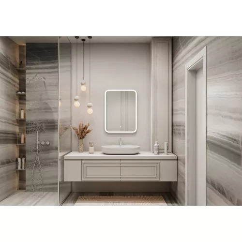 Зеркало ACWEN "Glamour Led", Выбрать размер: 50x70, изображение 5