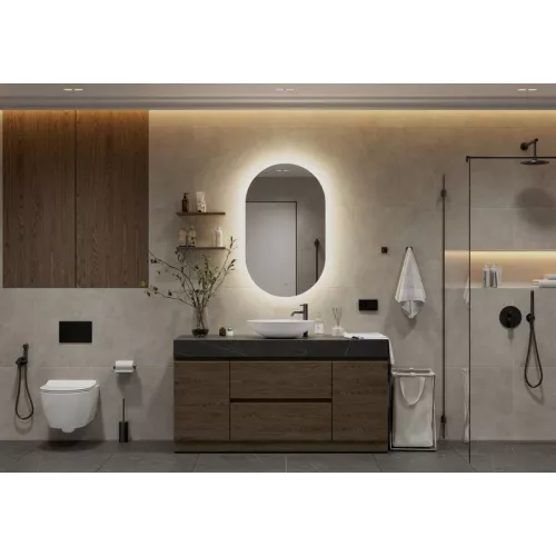 Зеркало ACWEN "Fleur Led"  с бесконтактным сенсором, Внешний вид: вертикальное, Выбрать размер: 600х1000, изображение 2