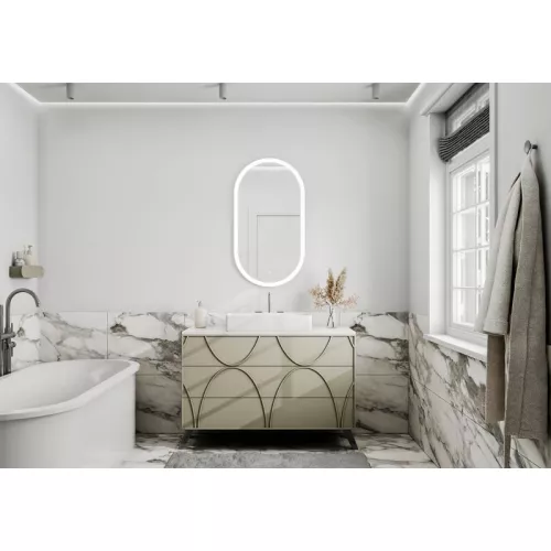 Зеркало ACWEN "Delight Led" 55х100, Внешний вид: вертикальное, изображение 2