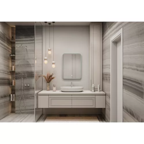 Зеркало ACWEN "Glamour Led", Выбрать размер: 50x70, изображение 6