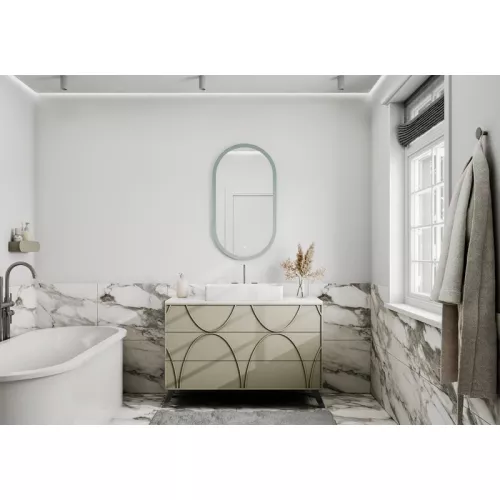 Зеркало ACWEN "Delight Led" 55х100, Внешний вид: вертикальное, изображение 3