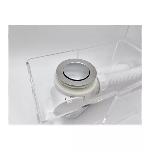 Слив перелив п/автомат Vega V55К 80см хром глянец, изображение 3