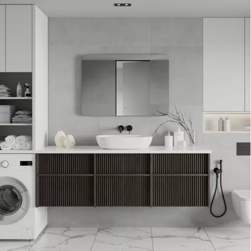 Зеркало ACWEN "Burzhe Led"  с бесконтактным сенсором, Внешний вид: горизонтальное, Выбрать размер: 100x70, изображение 2