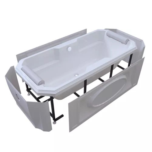 Ванна акриловая Radomir Fra Grande Фернандо 190х90 золото, Выбрать цвет: Золото, изображение 10