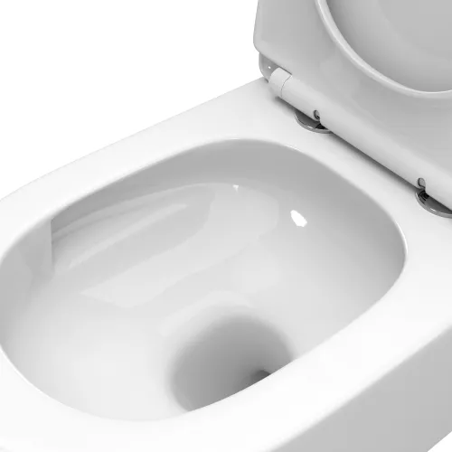 Унитаз подвесной безободковый с сиденьем и смывом TORNADO BelBagno TRE-TOR BB5180CH-TOR/SC, изображение 8