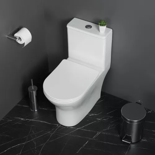 Унитаз-моноблок с сиденьем BelBagno LOUNGE BB8618CPR-MN/SC, изображение 9