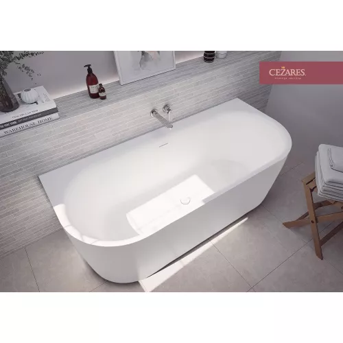 Акриловая ванна CEZARES METAURO-INT-Wall-180-80-60-W-MATT, Выбрать цвет: Белый матовый, Выбрать размер: 180х80, изображение 2