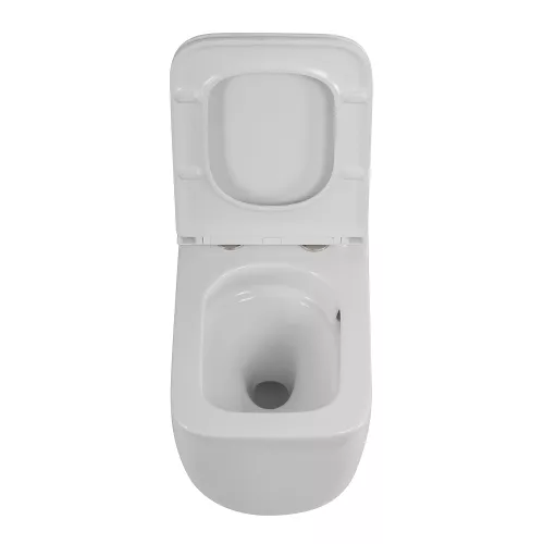 Унитаз подвесной безободковый с сиденьем BelBagno LUCE BB076CH-TOR/SC, изображение 7