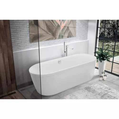 Акриловая ванна CEZARES METAURO-Central-180-80-40-W-MATT, изображение 2