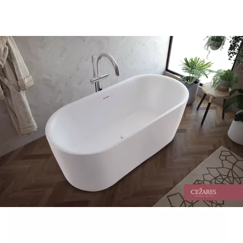 Акриловая ванна CEZARES METAURO-INT-Central-180-80-60, Выбрать цвет: Белый, Выбрать размер: 180х80, изображение 3