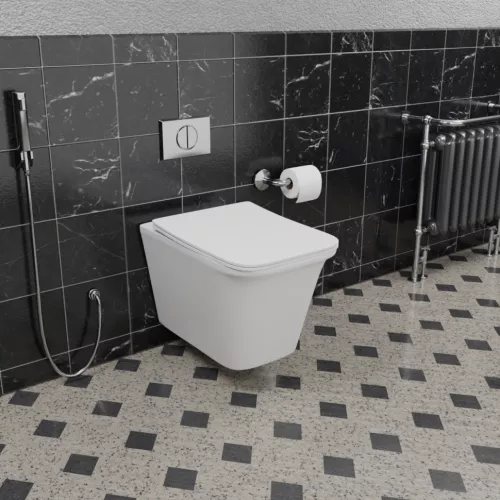 Унитаз подвесной CeramaLux 2622E безободковый