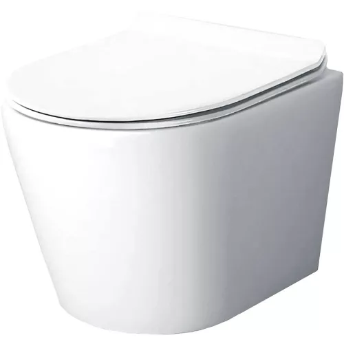 Унитаз  Ceruttispa LUIGI Aria CT11101 Tornado подвесной безободковый со смывом торнадо, изображение 6