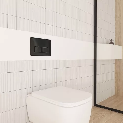 Клавиша смыва Iddis Unifix UNI10B0i77 Черная матовая, изображение 2