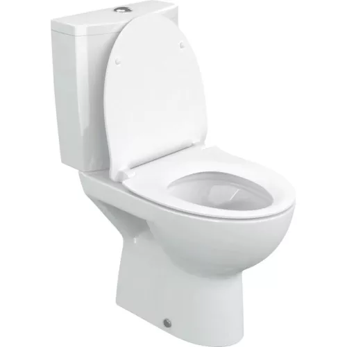 Унитаз Cersanit Yalla Clean On 011 3/6 DPL EO безободковый, изображение 2