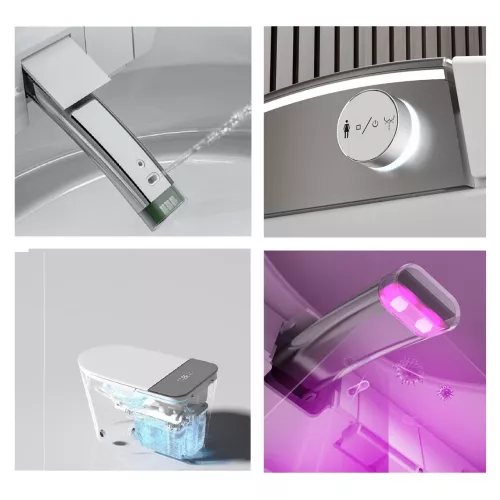 Унитаз Ceruttispa CT10617  ESTER Smart напольный с дистанционным управлением, изображение 5