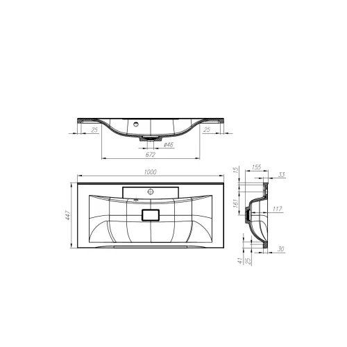 Раковина из литьевого мрамора BelBagno  BB1000/445-LV-MR-PR, изображение 4