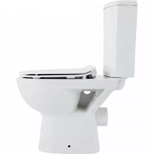 Унитаз Cersanit Yalla Clean On 011 3/6 DPL EO безободковый, изображение 3