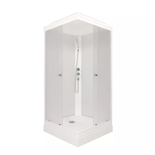 Душевая кабина  Triton ВЕЛЬВЕТ-К , А низкий поддон/матовое стекло, Цвет профиля: Белый, Тип поддона: Низкий, Выбрать размер: 80х80, изображение 12