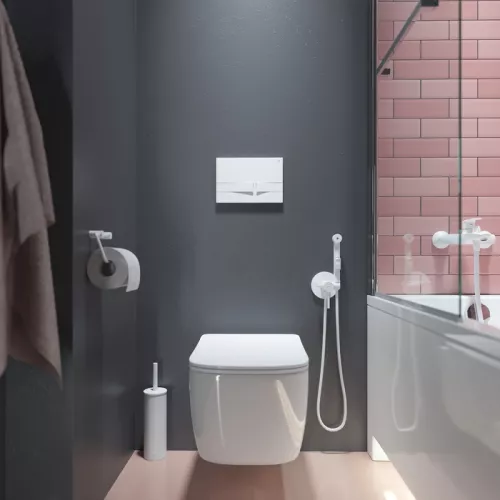 Клавиша смыва Iddis Unifix UNI06MWi77 Белая матовая, изображение 4