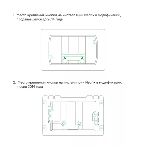 Клавиша смыва Iddis Unifix UNI10B0i77 Черная матовая, изображение 4