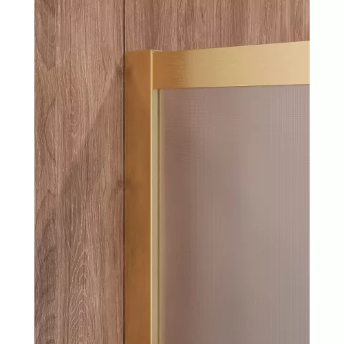 Душевой уголок Cezares Molveno 90x90 MOLVENO-A-2-90-P-BORO профиль Брашированное золото стекло рифленое, изображение 7