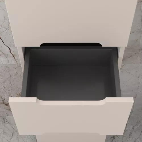 Колонна напольная "Матис" 36 см 1 ящик, КРЕМ, PLUS, ЭМАЛЬ, Выбрать цвет: Крем, изображение 4