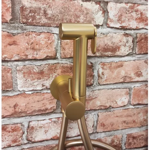 Гигиенический душ Graffio  с прогрессивным картриджем, цвет матовое золото, изображение 2