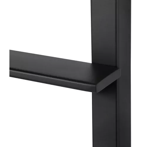 Полотенцесушитель Secado Лорето водяной, ЧЕРНЫЙ МАТОВЫЙ, Выбрать размер: 40х80, изображение 2