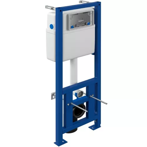 Комплект унитаза с инсталляцией Cersanit Crea Square CO DPL EO slim 63997 с сиденьем Микролифт, изображение 3