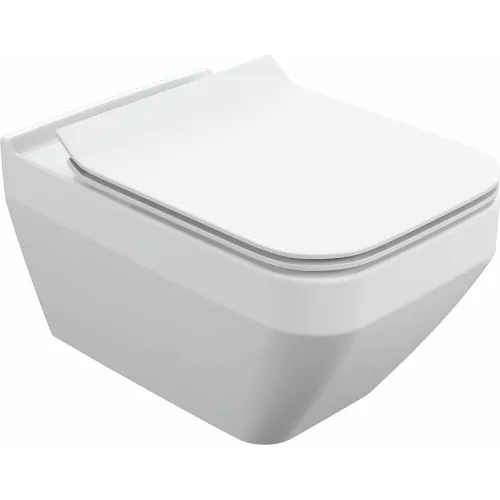 Комплект унитаза с инсталляцией Cersanit Crea Square CO DPL EO slim 63997 с сиденьем Микролифт, изображение 5