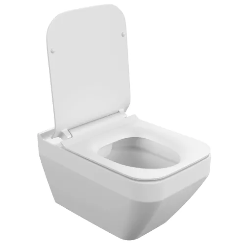 Комплект унитаза с инсталляцией Cersanit Crea Square CO DPL EO slim 63997 с сиденьем Микролифт, изображение 6