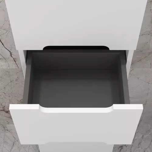 Колонна напольная "Матис" 36 см 1 ящик, Белый матовый, PLUS, ЭМАЛЬ, Выбрать цвет: Белый, изображение 4