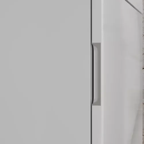 Тумба напольная "МОНО 50" с раковиной ASTI 50, белый глянец, Выбрать цвет: Белый глянец, Внешний вид: с белой раковиной, изображение 6