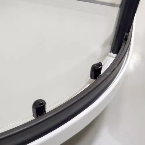 Душевая кабина Triton ПРАЙМ-БЛЭК 90*90 А  стекло прозрачное, Цвет профиля: Черный, изображение 14