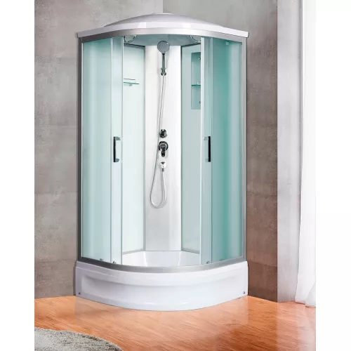 Душевая кабина River DESNA MT 90х90х210 матовые/низкий поддон, изображение 3