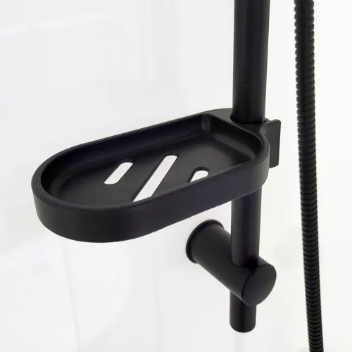 Душевая кабина Triton ПРАЙМ-БЛЭК 90*90 А  стекло прозрачное, Цвет профиля: Черный, изображение 10