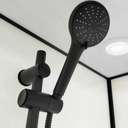 Душевая кабина Triton ПРАЙМ-БЛЭК 90*90 А  стекло прозрачное, Цвет профиля: Черный, изображение 9