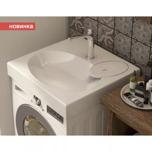Раковина над стиральной машиной Эстет Lea 60, изображение 5