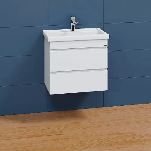 Тумба подвесная СанТа Марс 60 с 2 ящиками , без раковины, изображение 2