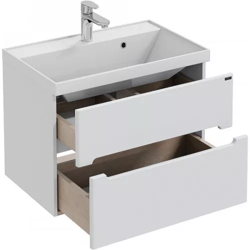 Тумба для умывальника СанТа Лондон 70 подвесная 2 ящика, изображение 2