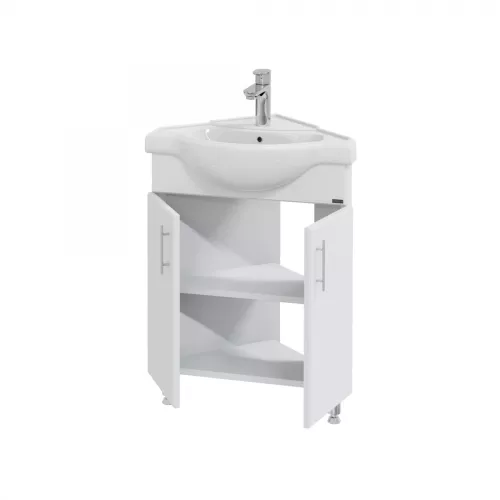 Тумба напольная СанТа Аврора 65 угловая, без раковины, изображение 2